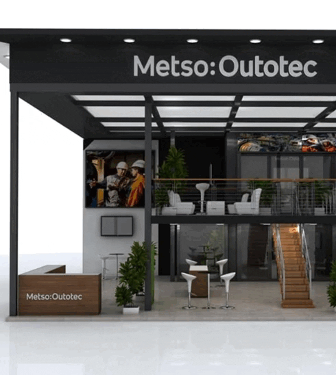 Diseño de stands en melamine y madera